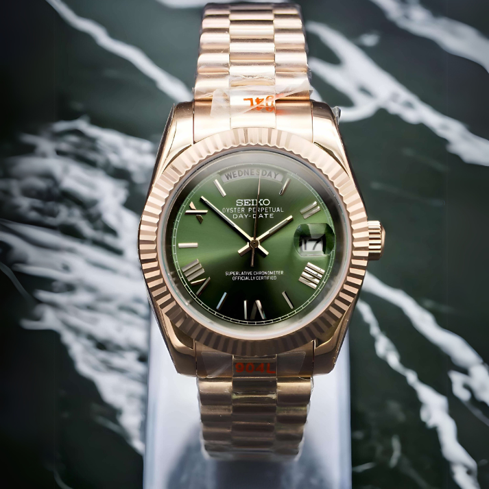 DayDate Mod – Olive Dial